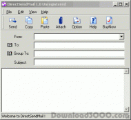 DirectSendMail screenshot